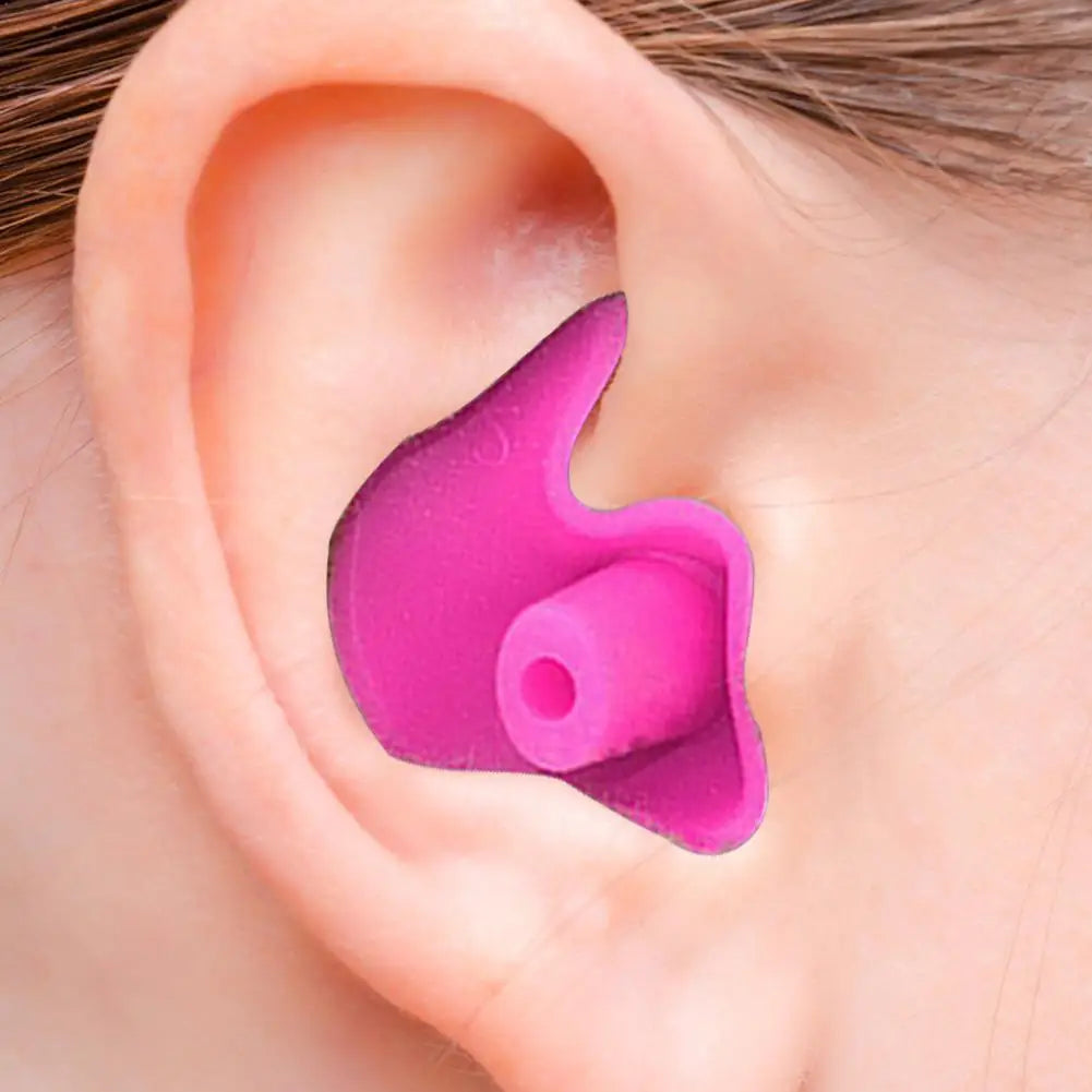 1/2 Pairs Earplugs Silicone Swimming Waterproof Ear Plugs Diving Surf Water Sport Swim Anti Noise Earplugs Swimming Accessories