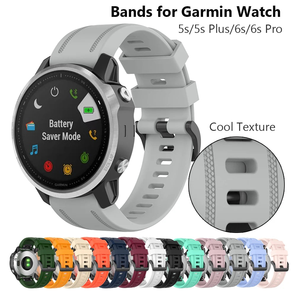 Fenix 7S /Fenix 5S Plus Watch Band 20mm instinct 2S Quick Fit Silicone Watchband Strap for Garmin Fenix 6S Pro Straps Pink