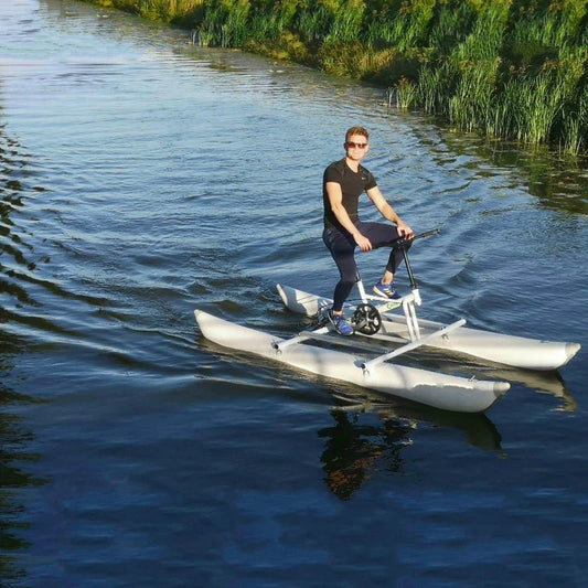 Bicicleta de água portátil inflável caiaque barco esporte mar pedal água para esportes aquáticos iate para parque aquático mar pedal