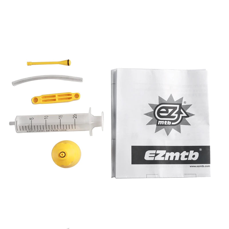 Ezmtb Hydraulic Mineral/ DOT 2 in 1 Brake Bleed Kit for Full Series of Shimano/ Avid Tektro Magura Formula Hayes