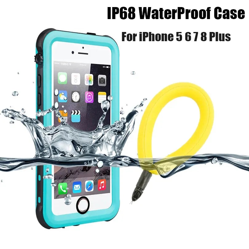 Waterproof Case For IPhone SE2 SE3 2022 7 8 Plus Original RedPepper IP68 Diving Underwater Swim Outdoor Sports TPU Cover