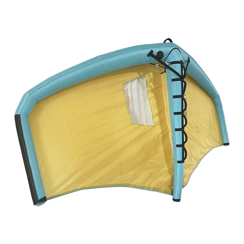 Folha de asa inflável portátil em formato de v, 3m/4m/5m/6m, vela, vento, surf, kitesurf, kitesurf, kw02, sup, placa de hidrofólio