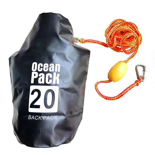 Tow rope Sand Sack Water Sports Waterproof Dry Bag W/Docking Anchor Line For Jet Ski Waterski Rowing Boat Safety Kit