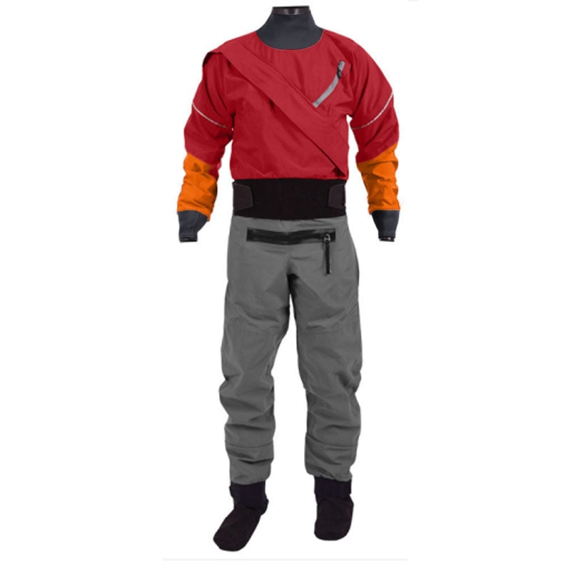 Men's Swift Entry Drysuit Latex Waterproof Breathable Dry Suit for Kayak Surf Underwater Cheap Wetsuit