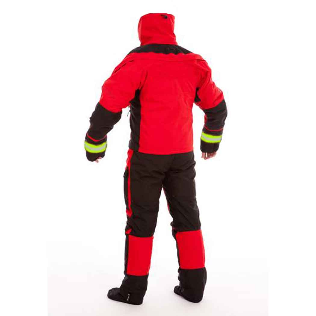 100% Waterproof Drysuit Immersion Research Dry Suit with Waterproof Zip Adjustable Storm Neck Collar and Reflective Wet Suit