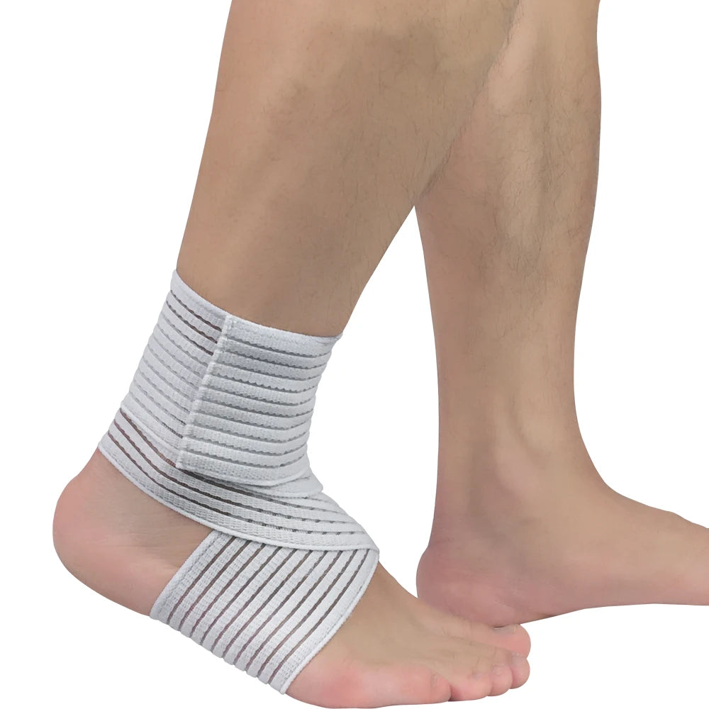 Correia de suporte de tornozelo ajustável cinta de corrida basquete futebol manga bandagem esportes ginásio anti entorse tornozelo pé protetor