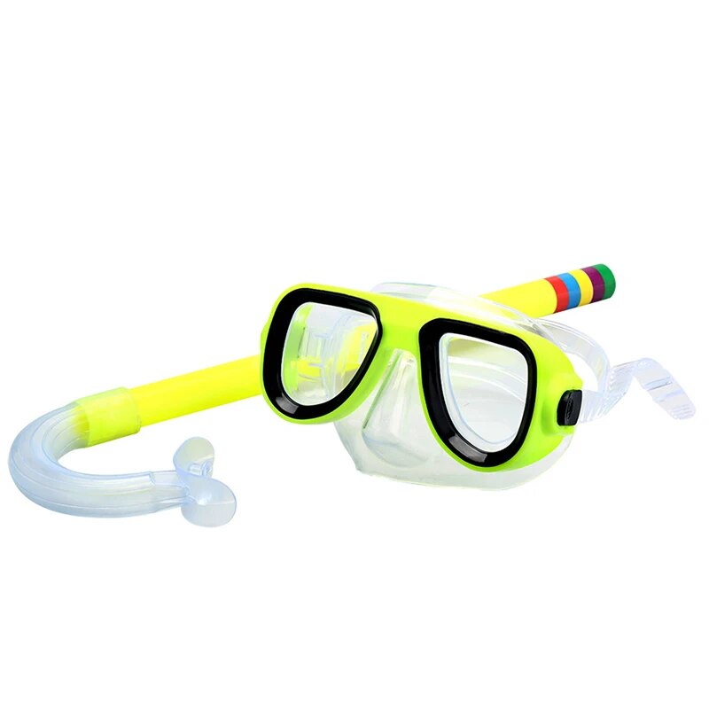 Children swimming Goggles Snorkeling Diving + Breathing tube 5 Colors Swimming Water Sports Glasses Diving Eyewear for Boy&Girl