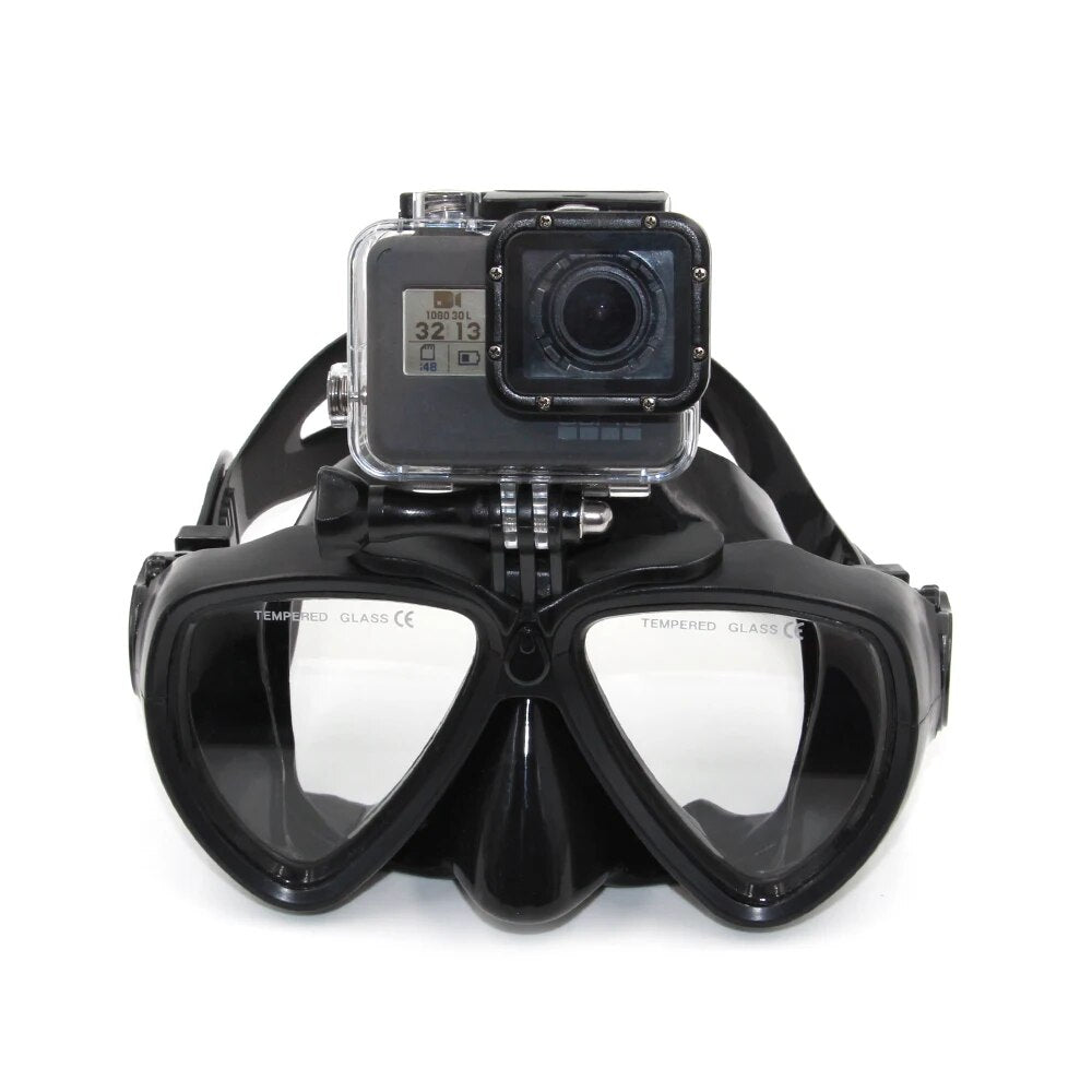 TELESIN Diving Mask Scuba Dive Snorkel Swimming Googgles Tempered Glasses for GoPro Hero Max Insta360 Osmo Action