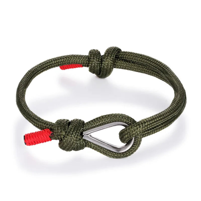 MKENDN New Arrival Sport Camping Parachute Navy Blue Paracord Men Women Nautical Survival Rope Chain Bracelet Outdoors Style