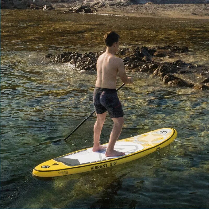 Aqua marina vibrante sup criança prancha de surf inflável adolescente sup stand up paddle board inflável 266*75*10cm sufring board