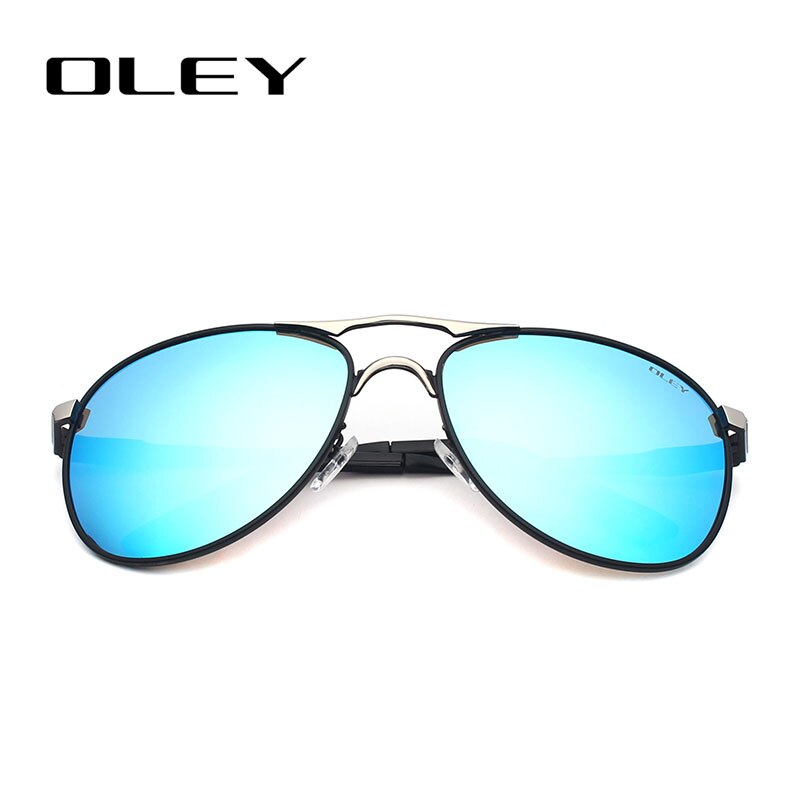 OLEY Luxury brand mens driving Sunglasses polarized women pilot Sun glasses blue coating eyewear  dos homens Y7611