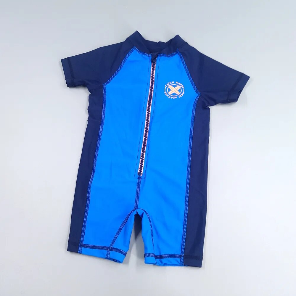 Chumhey 2-3T Top Quality Baby boys swimwear UV 50+ sun protection one piece kids bathing suit beachwear swimsuit diving surfing