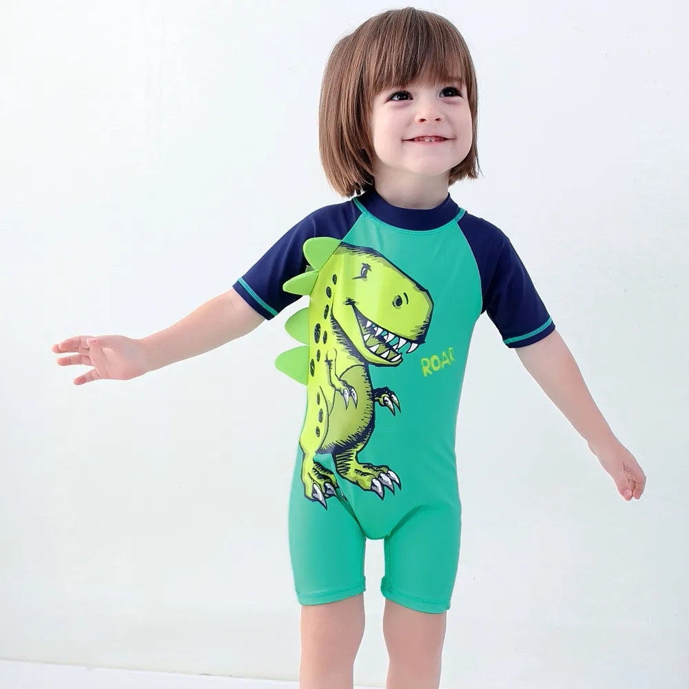 Chumhey roupa de banho para meninos, roupa de banho de alta qualidade uv 50 + proteção solar, peça única, traje de banho infantil, roupa de praia, mergulho, surf