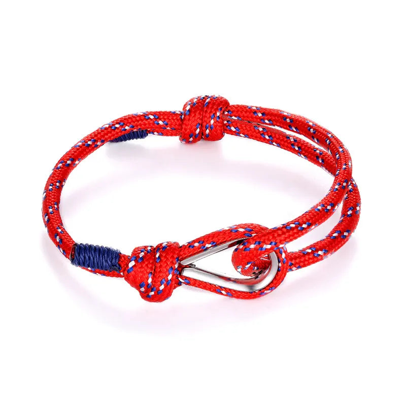 MKENDN New Arrival Sport Camping Parachute Navy Blue Paracord Men Women Nautical Survival Rope Chain Bracelet Outdoors Style