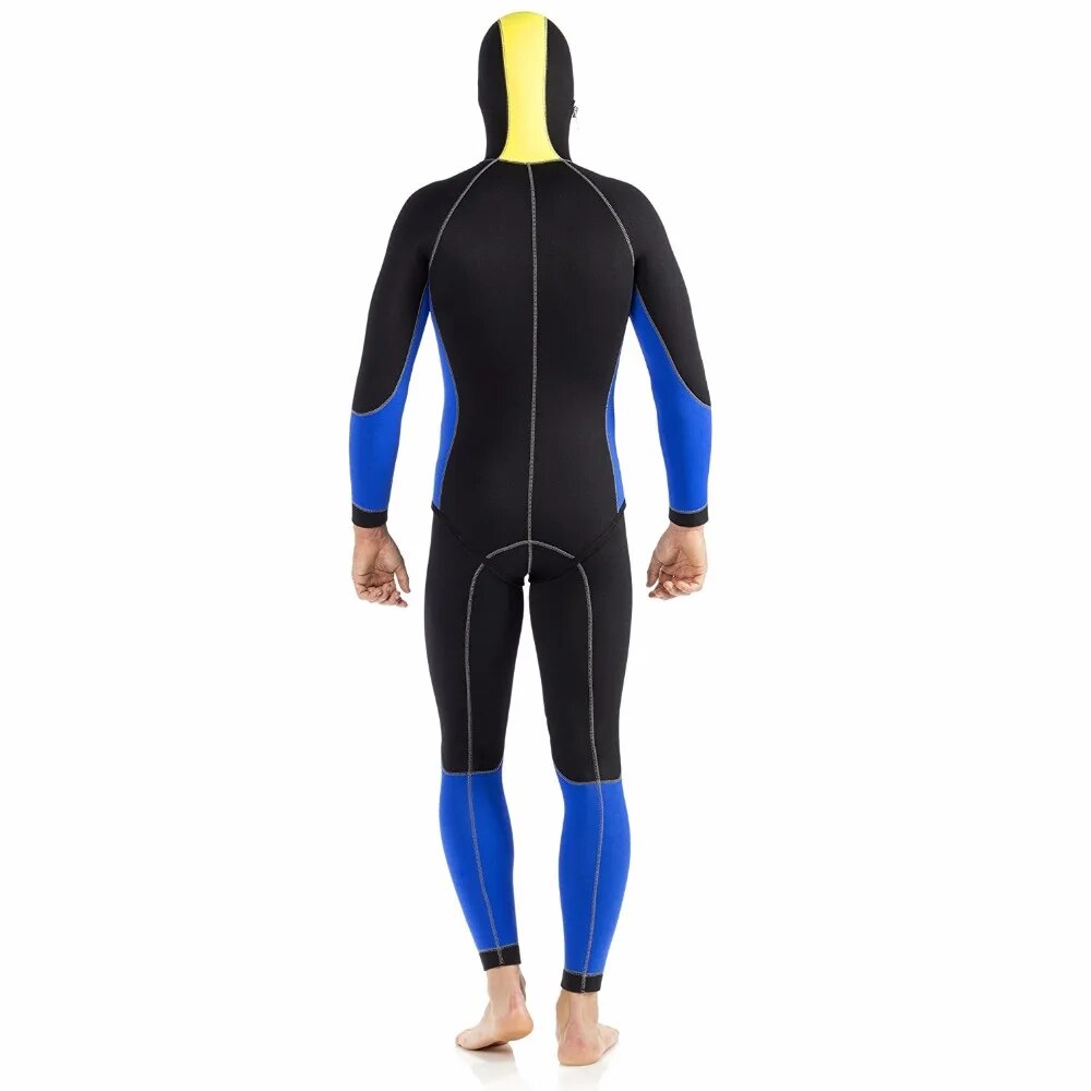 Cressi Medas Man 5mm Two Pieces Wetsuit Men Professional Neoprene Wetsuits Scuba Diving suit for Adults