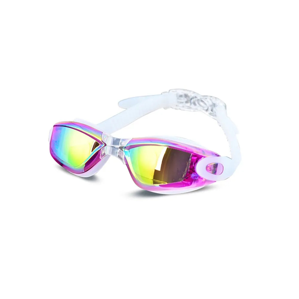 Women Men Electroplating UV Waterproof Swimming Goggles Anti fog Swimwear Eyewear Swim Diving Water Glasses Gafas Adjustable