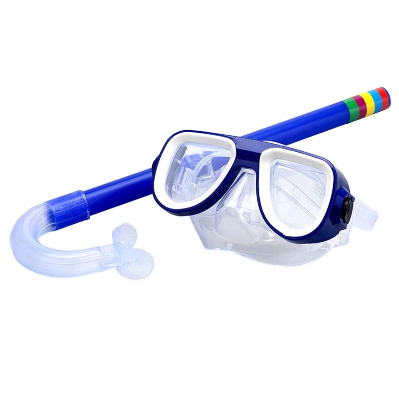 Children swimming Goggles Snorkeling Diving + Breathing tube 5 Colors Swimming Water Sports Glasses Diving Eyewear for Boy&Girl