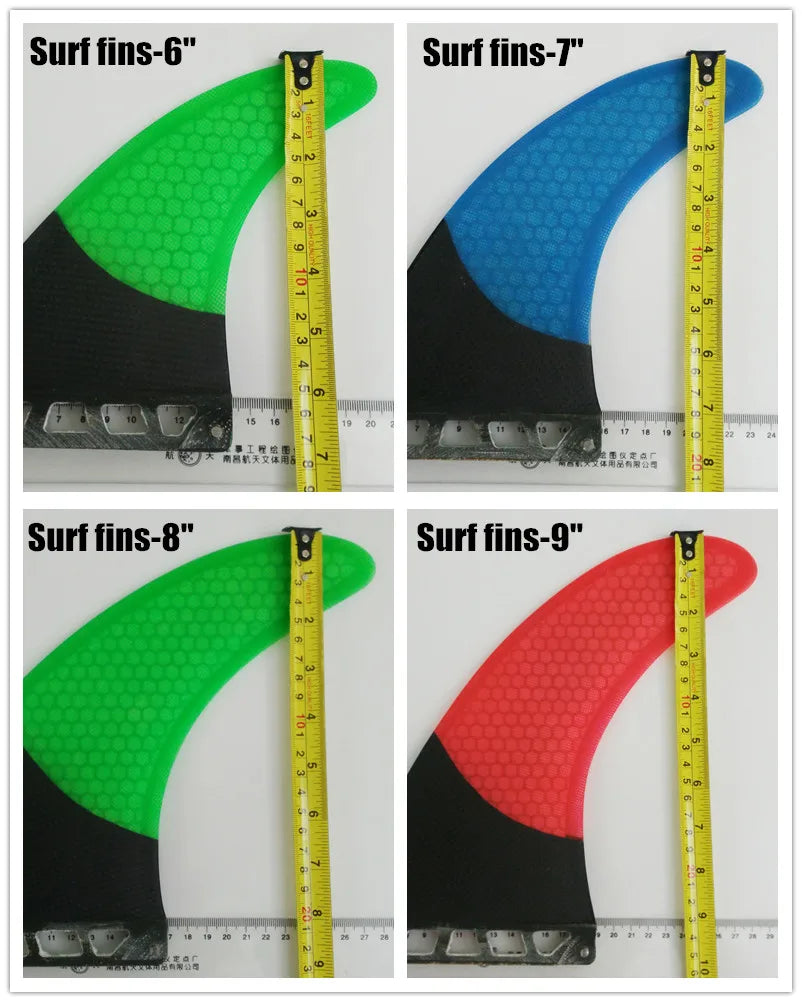 1pc Surfboard Fin 6"7"8"9"Length Surfboard Center Fins Longboard Single Fins High Sale Fiberglass Fin water sports