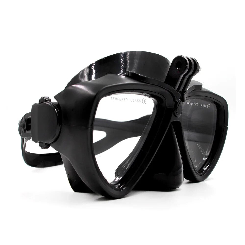 TELESIN Máscara de Mergulho Snorkel de Natação Óculos Temperados para GoPro Hero Max Insta360 Osmo Action