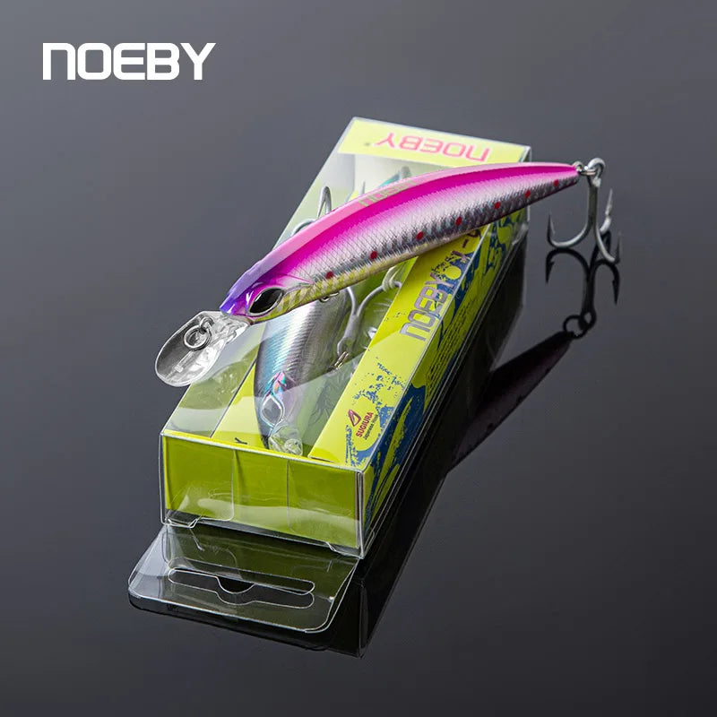 NOEBY Jerkbait Minnow Fishing Lure 110mm 19g Sinking Wobblers Sliding Weight System Artificial Bait for Sea Bass Fishing Lures