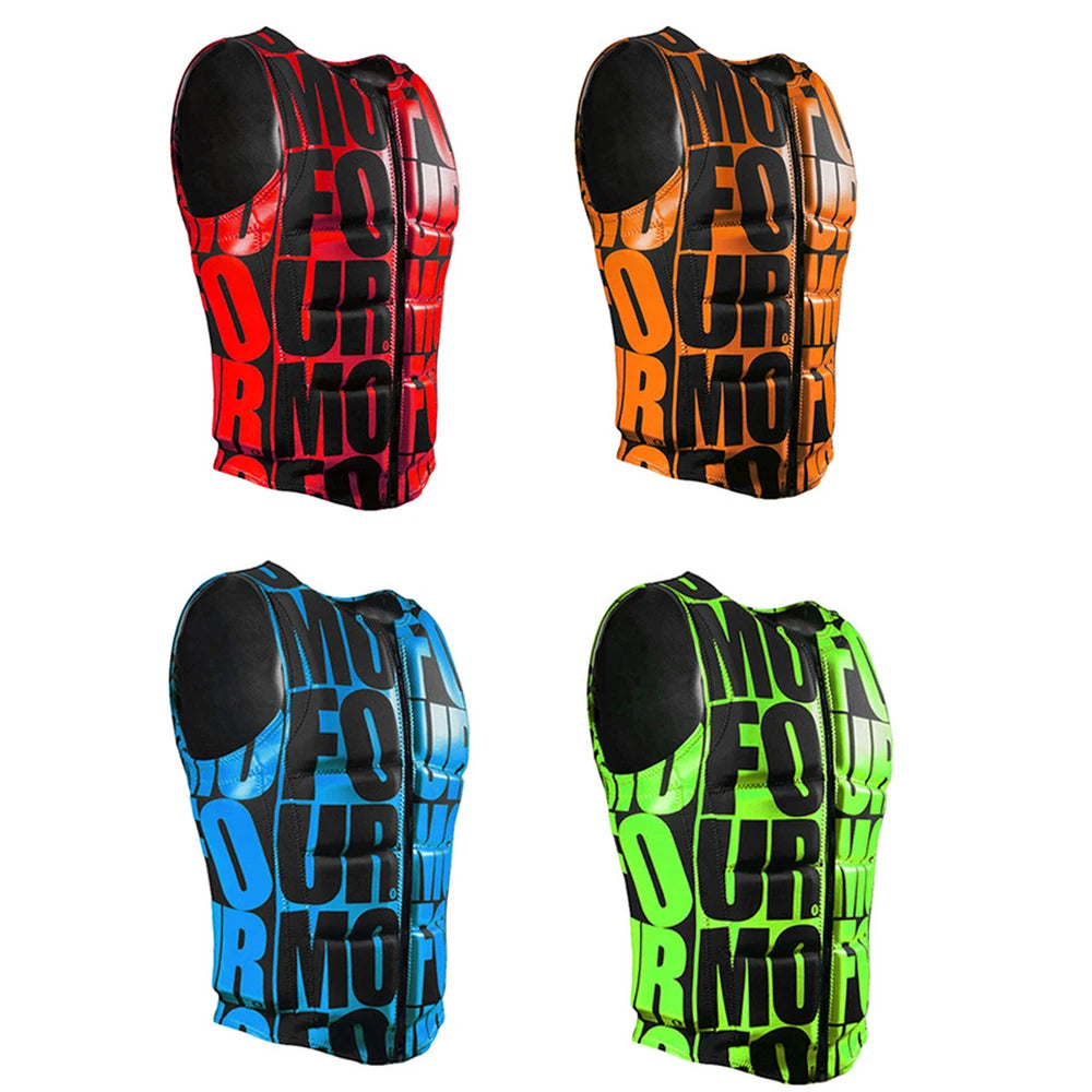 Life Jacket for Adults, Surf Vest, Motorboats, Kayak, Wakeboard, Raft Boat, Jet Rescue, Ski, Water Skis, Swimming Drifting