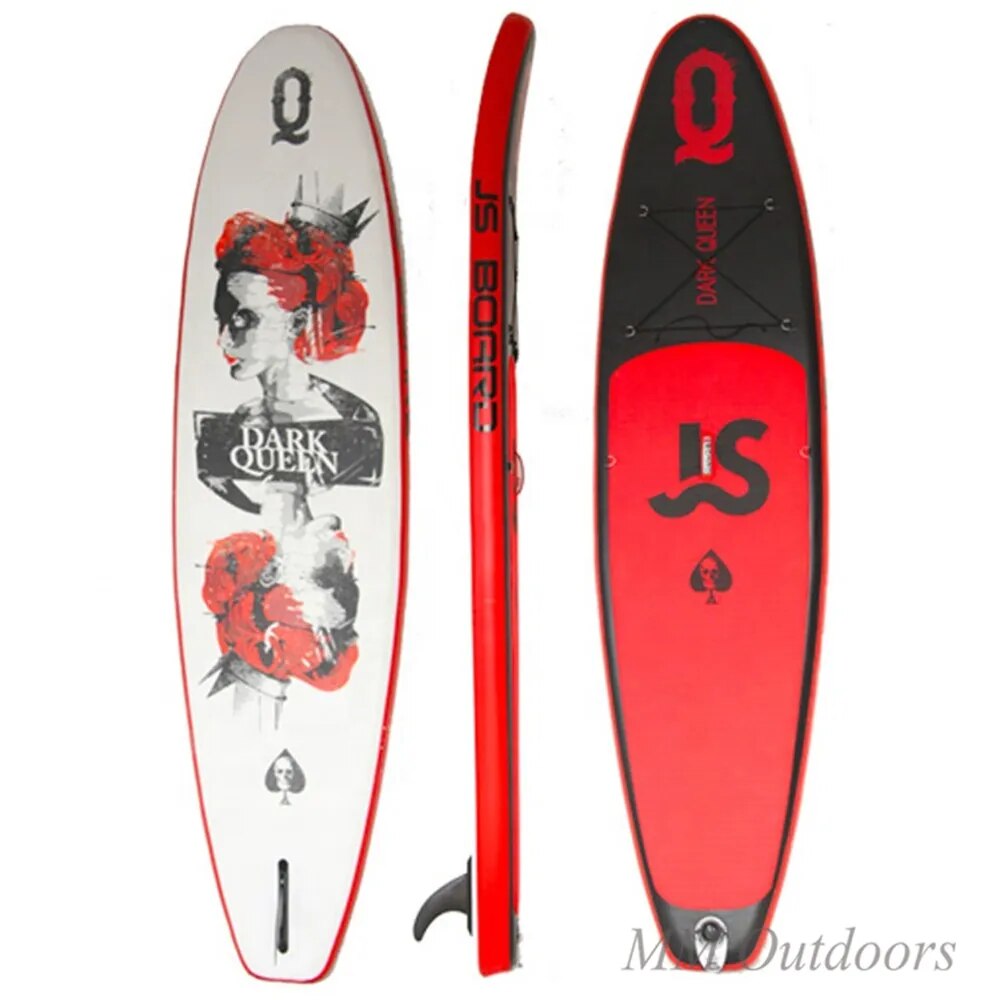 JS Dark Queen 11ft SUP board Inflatable Paddle Board all around Surfboard with all parts air Stand Up drop stitch