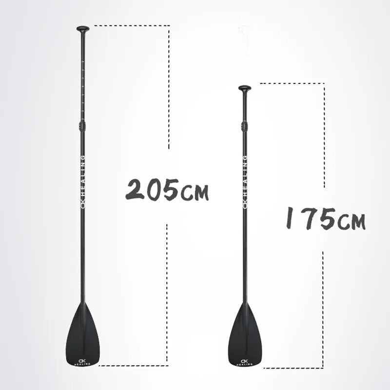 Sup Board Paddle Fiber Glass 175-205CM Stand Up Paddle Adjustable Paddle Board Water Sport For Kayak Inflatable Drifting