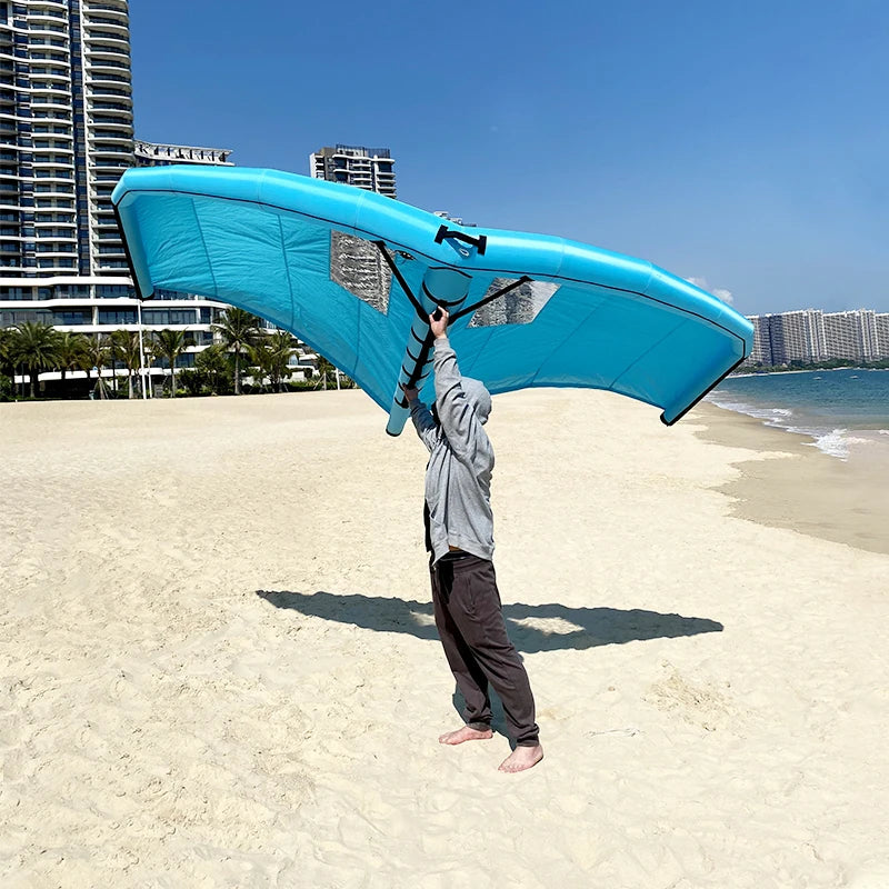 KW02 Handheld Inflatable Wingfoiling Sail 3M/4M/5M/6M Wing Foil Surfing Windsurf Wingsurf  Wingboard Kitesurf For SUP Surfboard