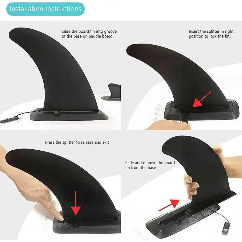 New Surf Water Wave Fin SUP Accessory Stablizer Stand Surfboard Up Paddle Fin Central Fin Side Board Slide-in W4C1