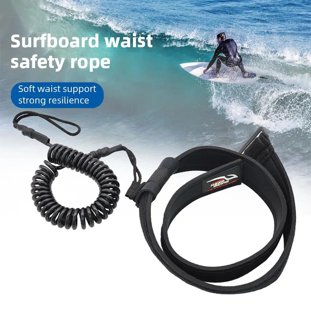 YFASHION Hydrofoil Surfboard Waist Rope Surf Leash 6mm Electric Surfboard Rope For Water Sports Hydrofoil Surf Board Waist Rope