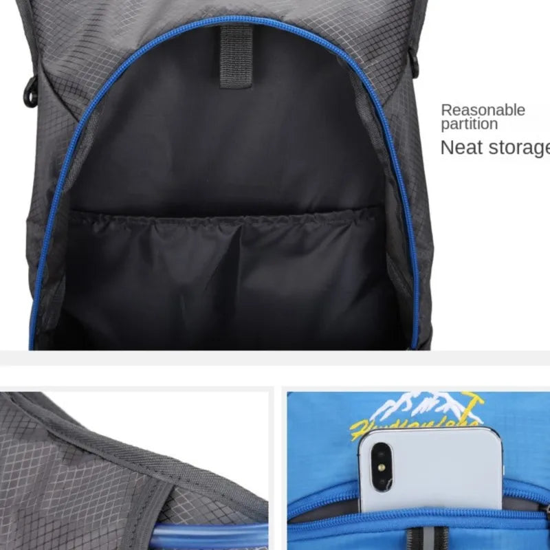 Outdoor Sport Bike Travel Running Hiking Hydration Water Bag Storage Helmet Pack Waterproof UltraLight Bladder Cycling Backpack