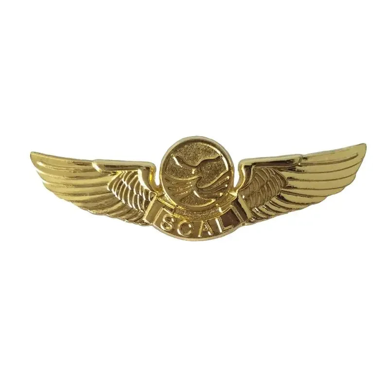 Pilot Flight Officer Wings  Badge Navigation Airlines Civil Aviation Metal Badge Brooch Pins Medal of Challenge Coins