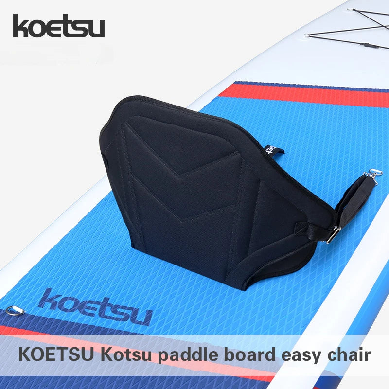 Koetsu paddle board assento simples surf paddle board antiderrapante resto suporte esteira assento de caiaque acolchoado encosto ajustável almofada macia