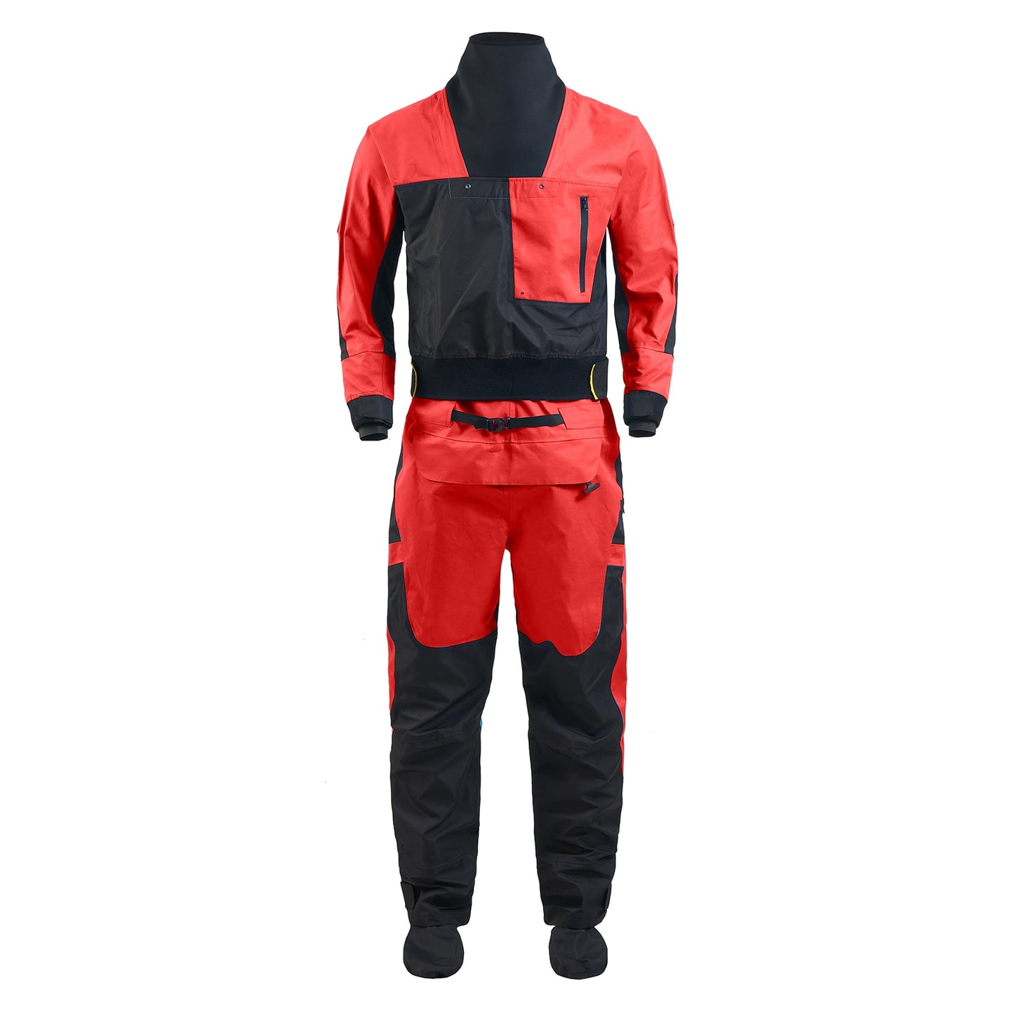 Men Drysuits Latex Cuff and Splash Collar Flatwater Paddling Waterproof Breathable  Dry Suit DM32