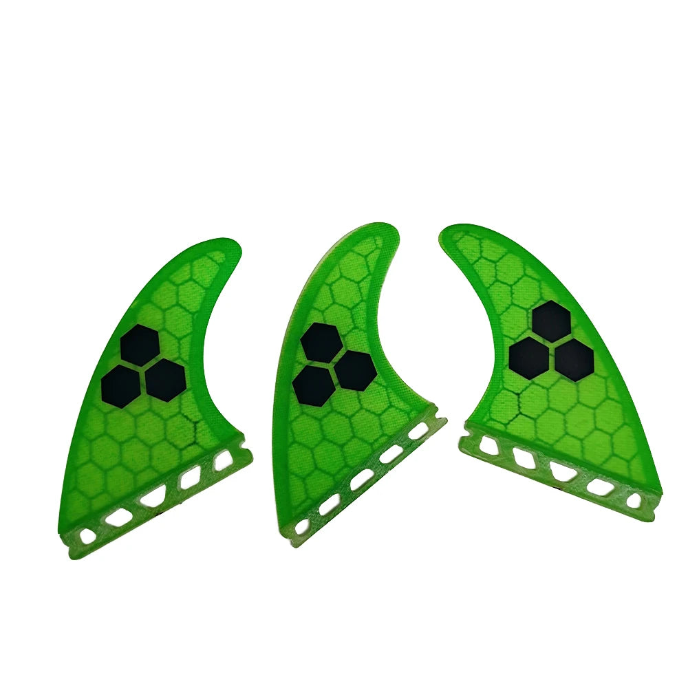 UPSURF FUTURE Green FINS G3/G5/G7/AM2/GAM Surfboard Fins For Surf Accessories Thruster Quillas Surf Fins For Funboard Tri Fin