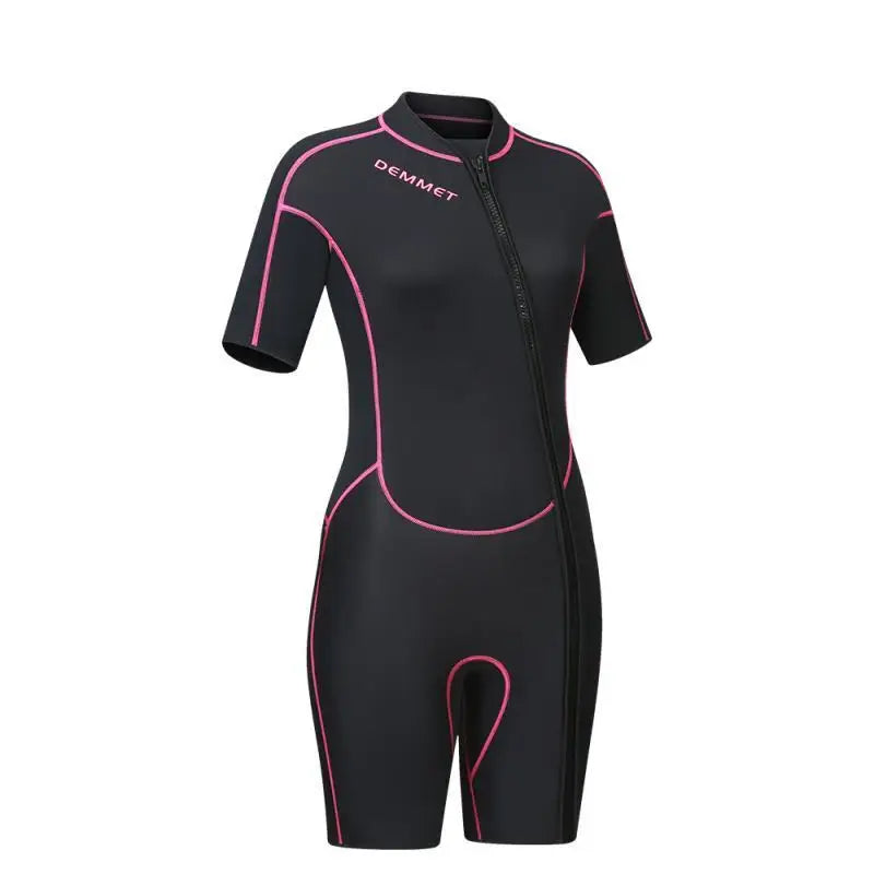 NEW Neoprene Wetsuit Men Women 1.5MM Keep Warm Swimming Diving Suit Bathing Suit Short sleeve Triathlon diver Surf Snorkeling