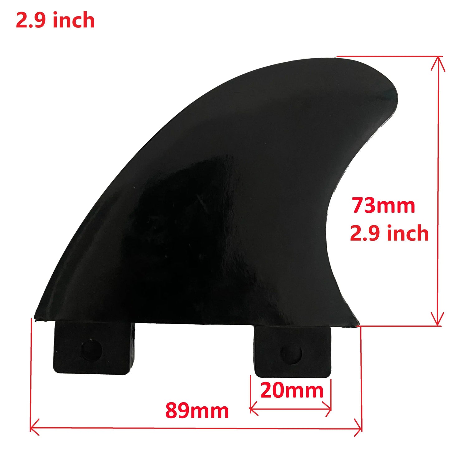 2.9 Inch Surf Fin For Surfing Board/Long Board/SUP Board/Paddle Board Surf Tail Fin Side Fin