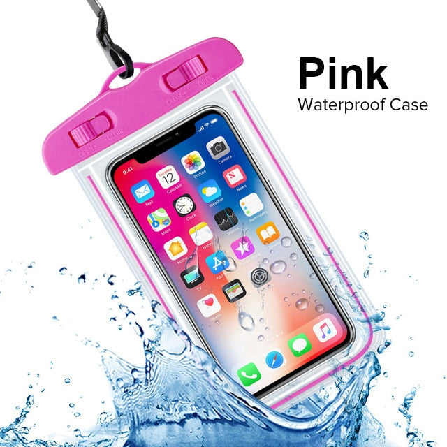 Swimming Bags Waterproof Phone Case Water proof Bag Mobile Phone Pouch PV Cover for iPhone 12 Pro Xs Max XR X 8 7 Galaxy S10