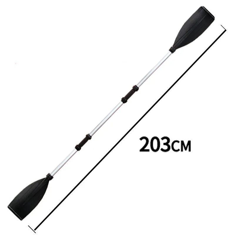 2 Pcs Detachable Kayak Fishing Board Boat Rafting Paddle Aluminum Alloy Rod Stand Up Surfing Oars For Canoe Inflatable Boat Sup