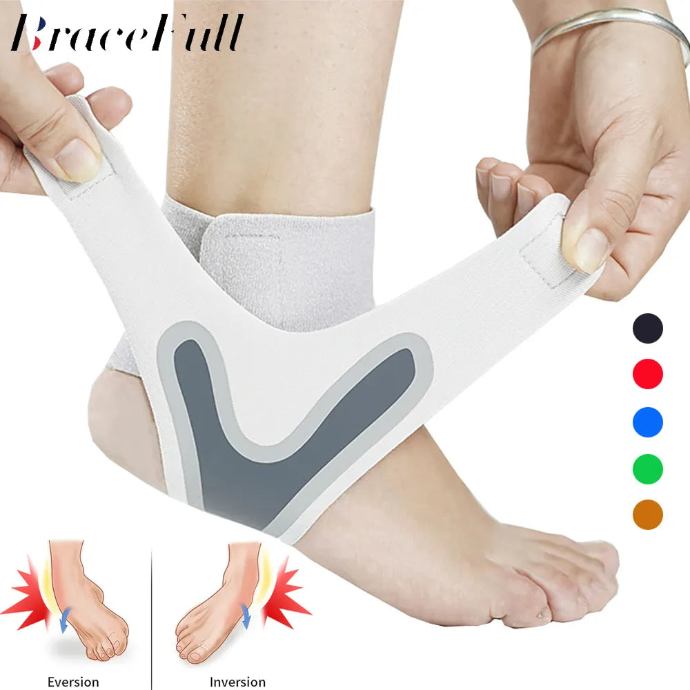 1 pçs compressão ajustável tornozelo manga elástica tornozelo cinta guarda pé anti-entorse apoio calcanhar cinta protetora