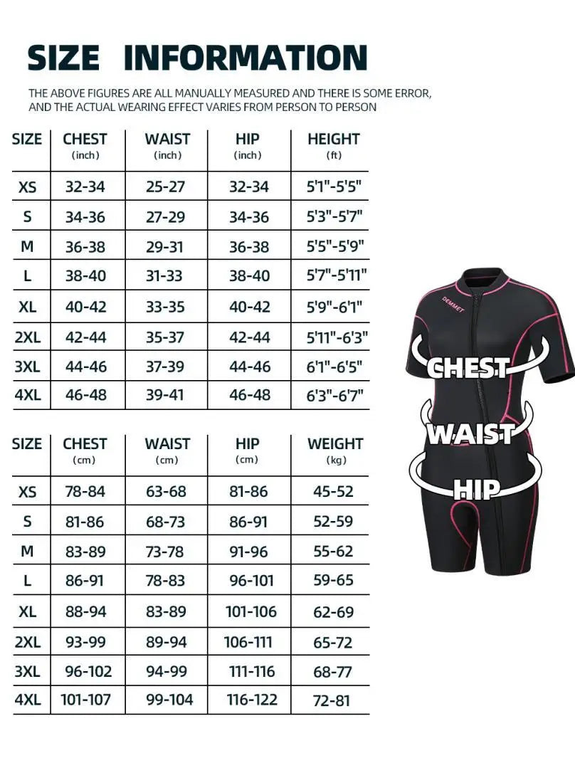 NEW Neoprene Wetsuit Men Women 1.5MM Keep Warm Swimming Diving Suit Bathing Suit Short sleeve Triathlon diver Surf Snorkeling