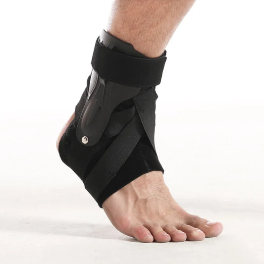 1pc cinta de suporte de tornozelo cinta bandagem pé guarda protetor ajustável tornozelo entorse órtese estabilizador plantar fasciite envoltório