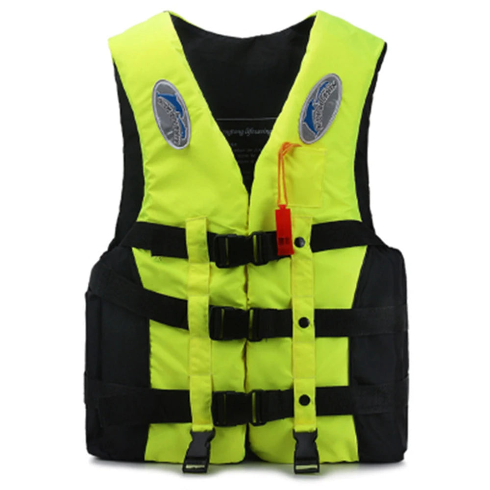 Life Vest Adults Surf Vest Kayak Motorboats Raft Rescue Boat Water Sport Swimming Drifting Rescue Life Jacket Safe Buoyancy Vest