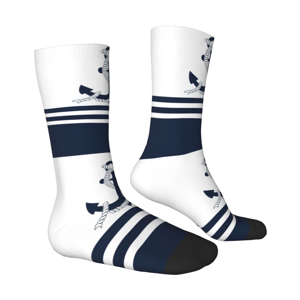 Cool Work Like A Captain Party Like A Pirate Socks Men Women Warm 3D Printed Nautical Skull Sailor Sports Basketball Socks