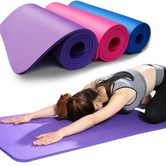 Tapete de yoga antiderrapante esportes fitness esteira 3mm-6mm grosso eva conforto espuma yoga esteira para exercício yoga e pilates ginástica esteira