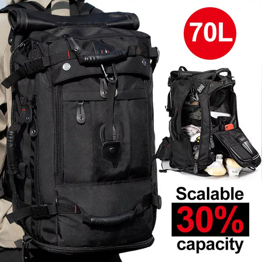 50l 70l viagem mochila de treinamento fitness grande capacidade multifuncional saco bagagem à prova dwaterproof água dos homens caminhadas ao ar livre packxa8