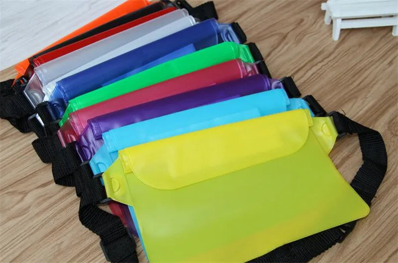 Waterproof Swimming Sealing Drift Diving Waist Pack Skiing Underwater Phone Case Cover Dry Shoulder Bag For Beach Boat Sport