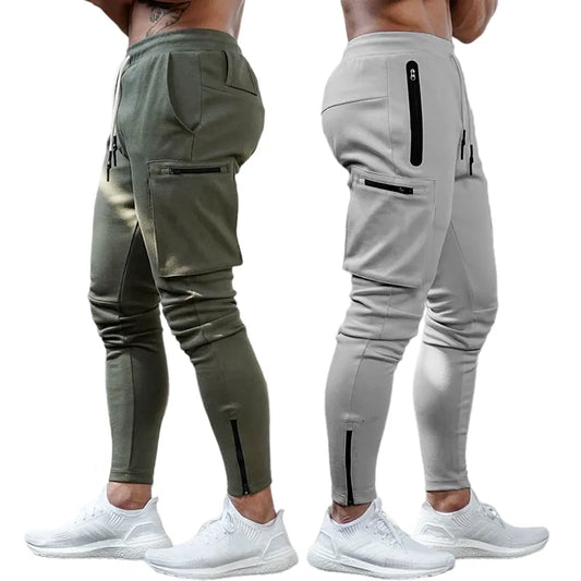 Jogger Men Sweatpant Running Training Trousers Men Fitness Sportswear Male Gym Cargo Pants Workout Skinny Pant