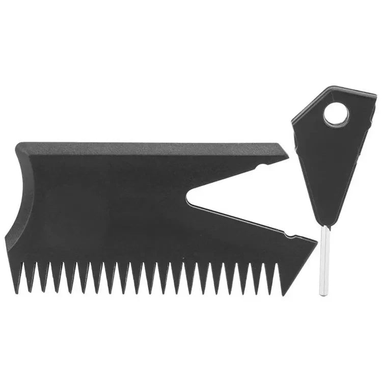 Surfboard Wax Comb with Fin Key Surf Board Wax Comb Cleaning Remover Skimboard Surfing Accessories