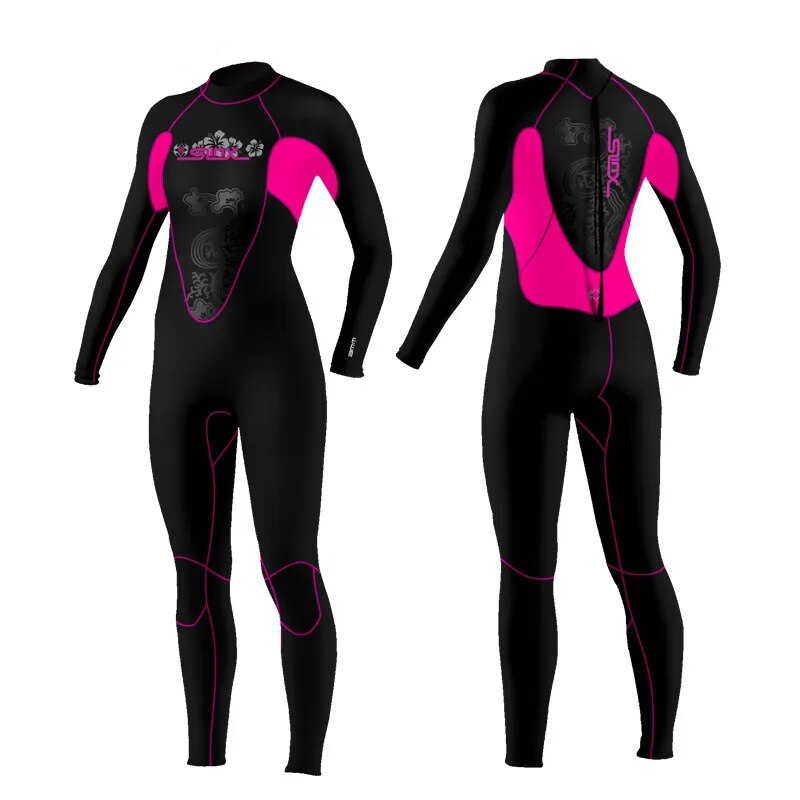 Slinx 3mm wetsuits feminino aqualung neoprene equipamento de mergulho surf terno molhado macacão ternos para água fria